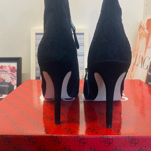 Brand new Guess -lace over the knee heeled boots -7 - Picture 2 of 10